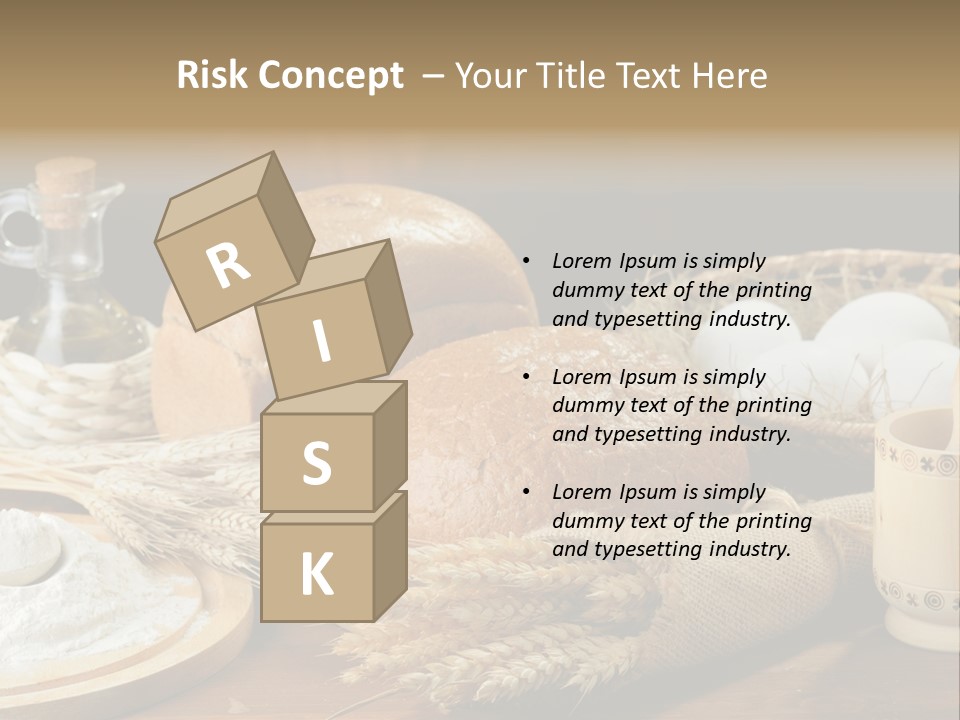 Food Wood Mug PowerPoint Template