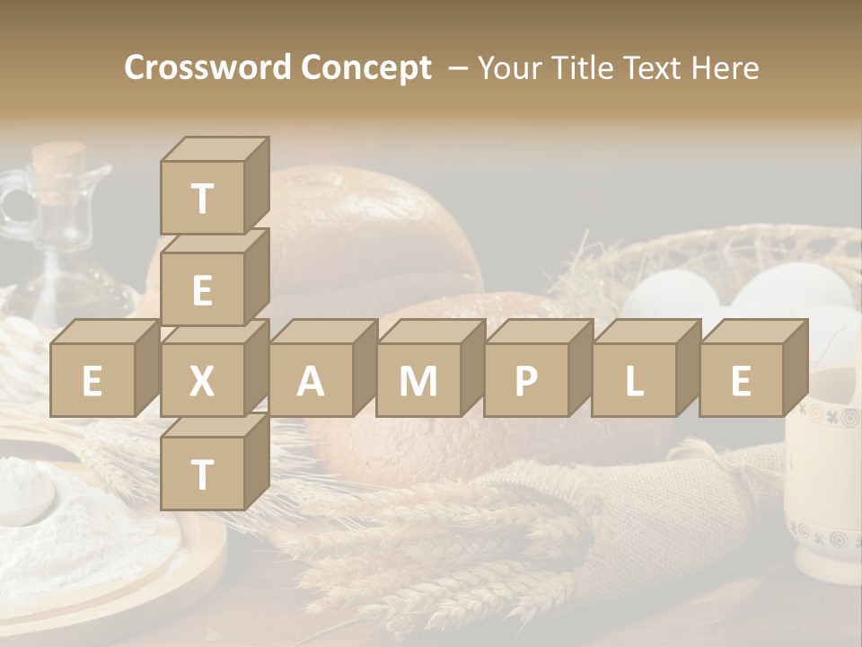 Food Wood Mug PowerPoint Template