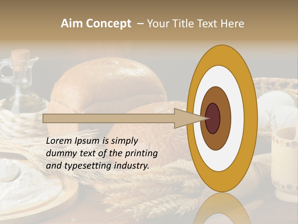 Food Wood Mug PowerPoint Template