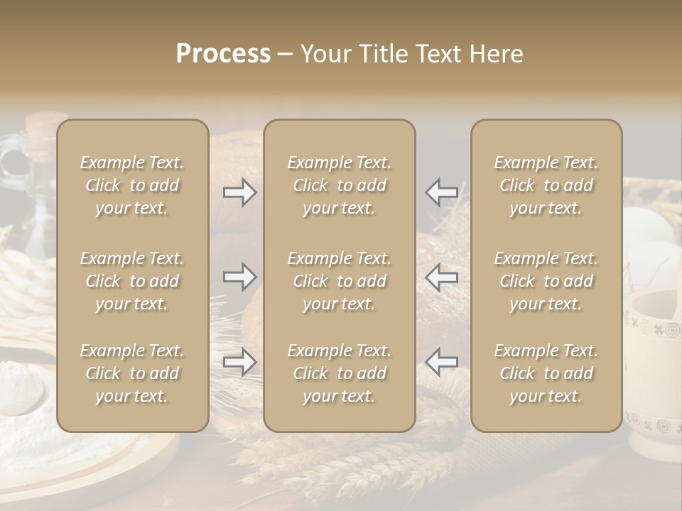 Food Wood Mug PowerPoint Template