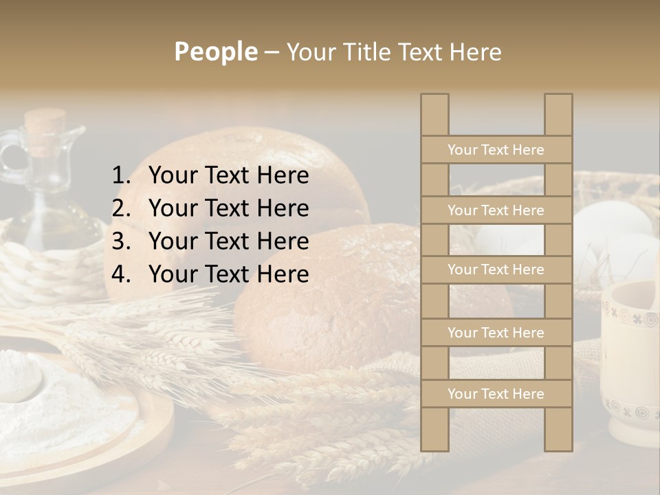 Food Wood Mug PowerPoint Template