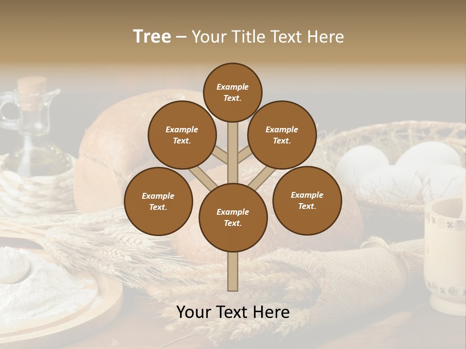 Food Wood Mug PowerPoint Template