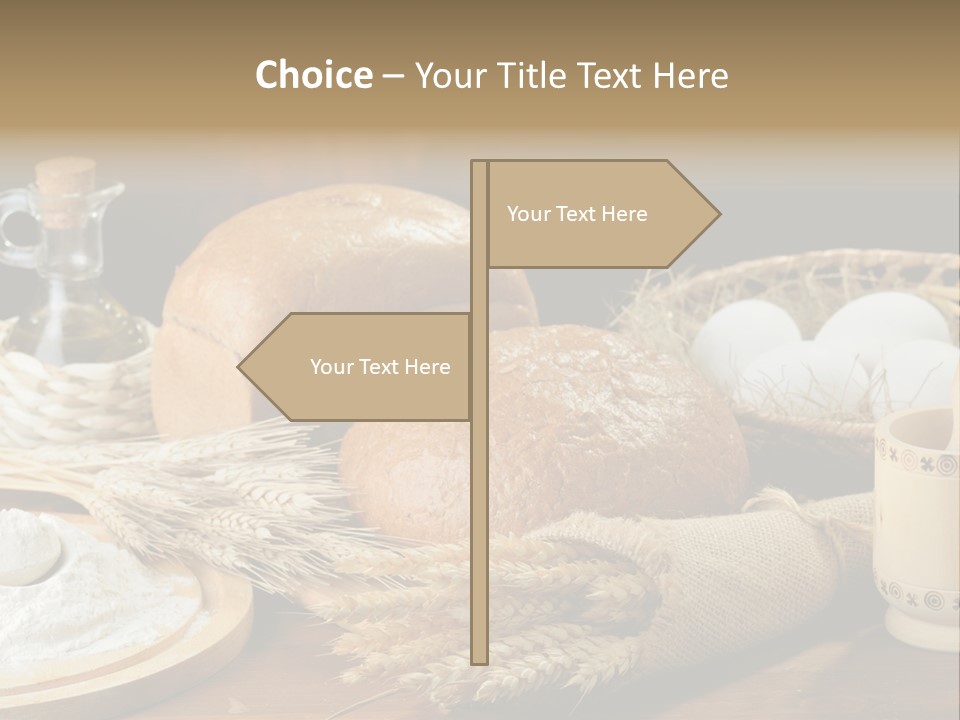 Food Wood Mug PowerPoint Template