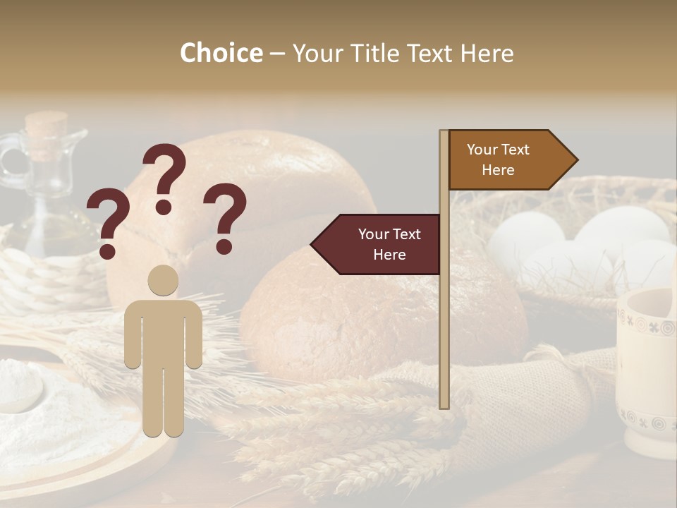 Food Wood Mug PowerPoint Template