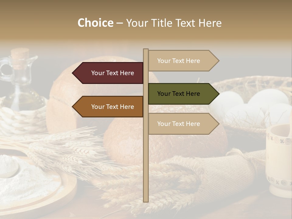 Food Wood Mug PowerPoint Template