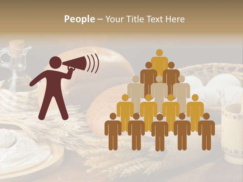 Food Wood Mug PowerPoint Template