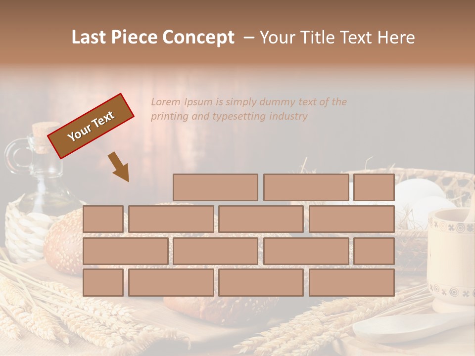 Wheaten Chopping Piece PowerPoint Template