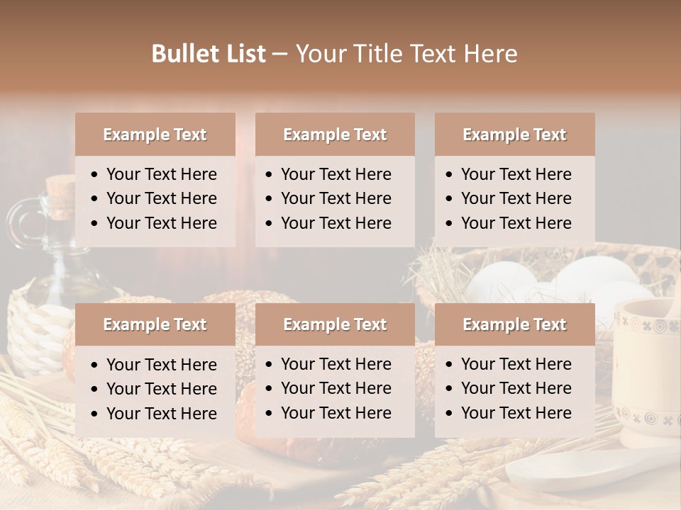 Wheaten Chopping Piece PowerPoint Template
