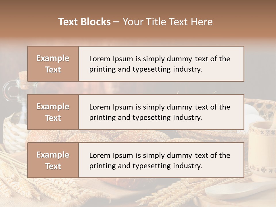 Wheaten Chopping Piece PowerPoint Template