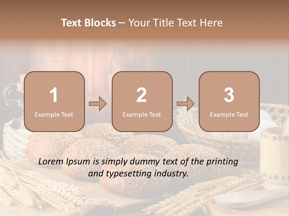 Wheaten Chopping Piece PowerPoint Template