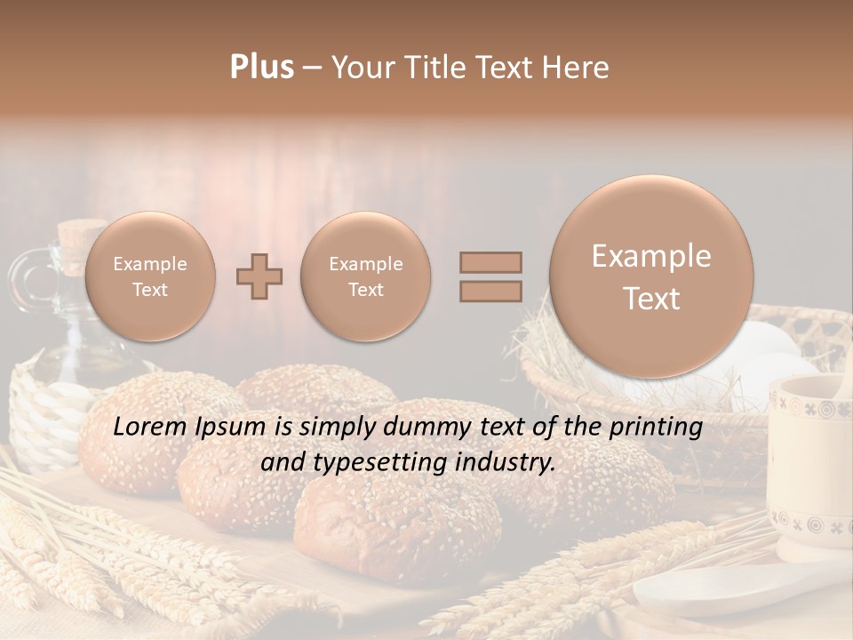 Wheaten Chopping Piece PowerPoint Template