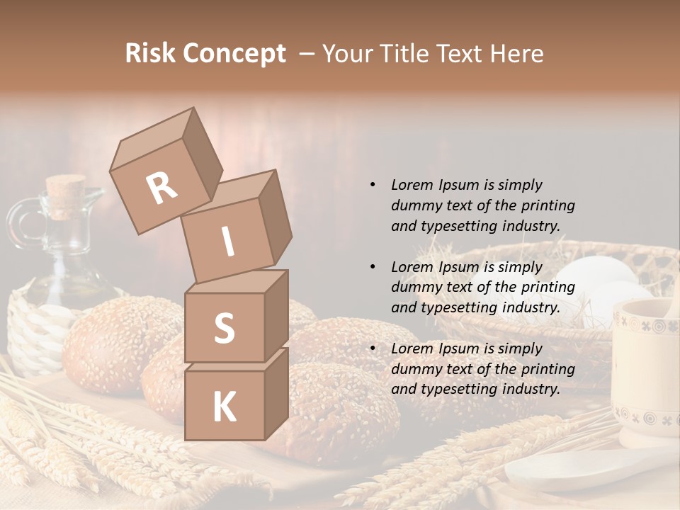 Wheaten Chopping Piece PowerPoint Template