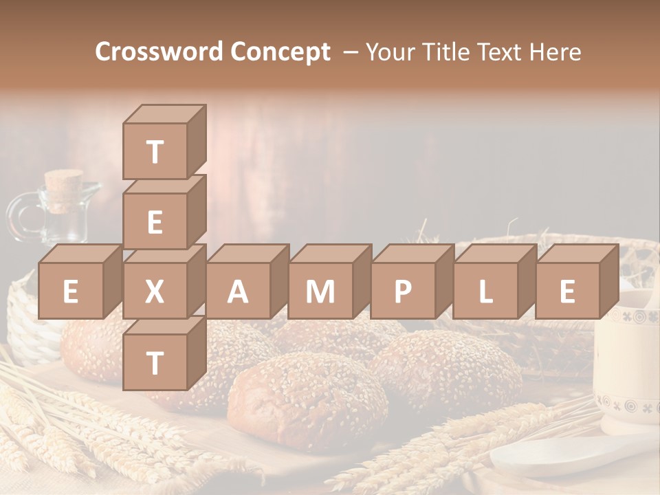 Wheaten Chopping Piece PowerPoint Template