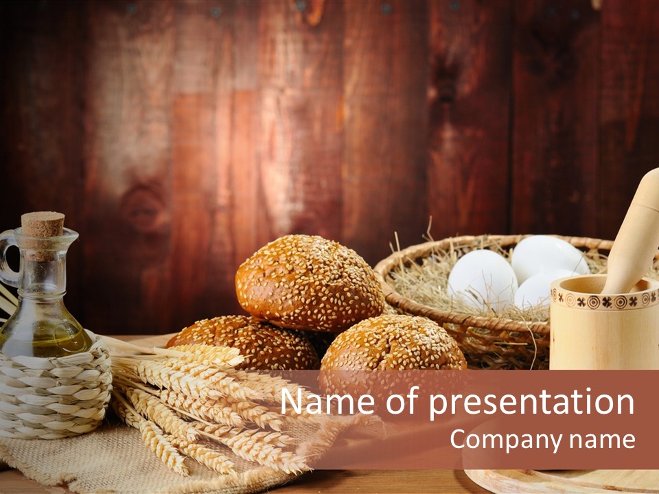 Rural Bread Concept PowerPoint Template