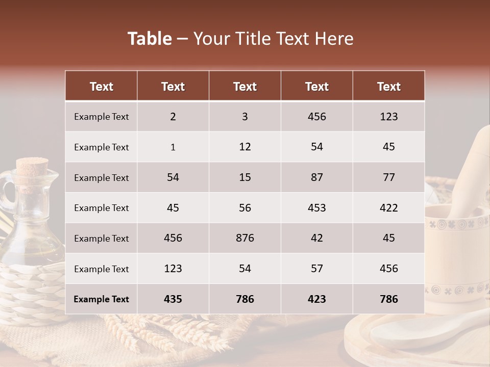 Rural Bread Concept PowerPoint Template