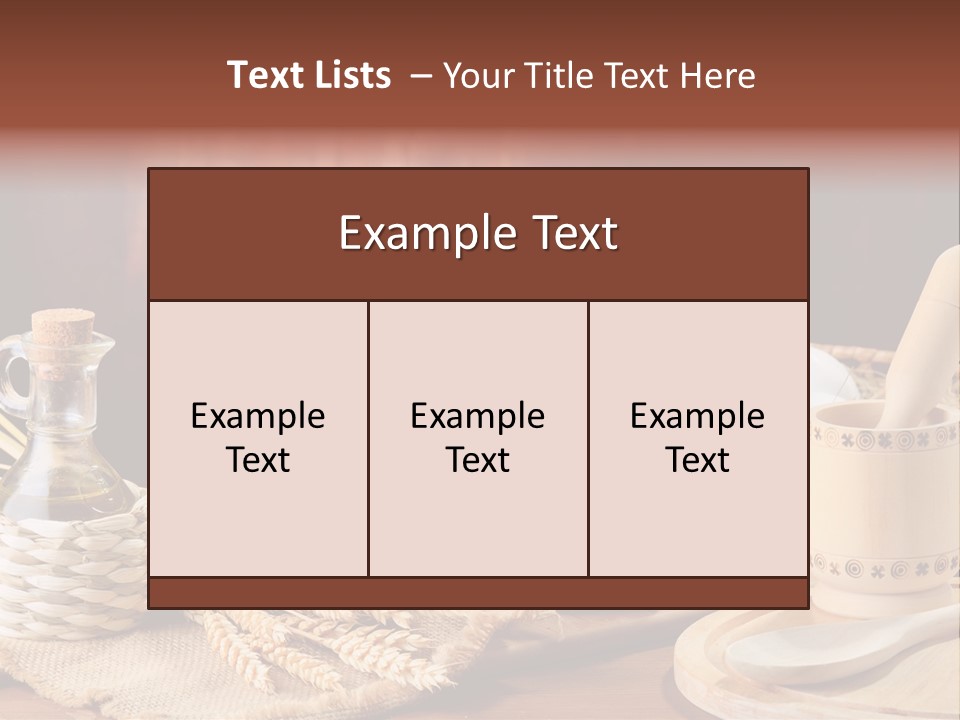 Rural Bread Concept PowerPoint Template