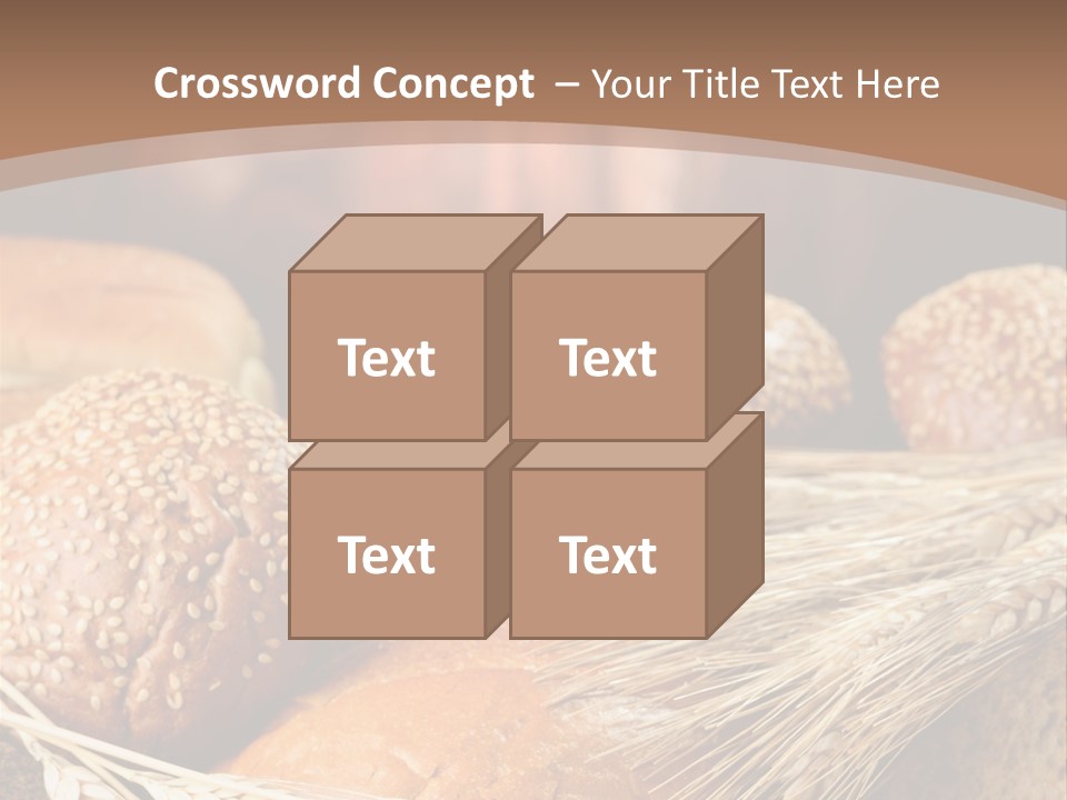 Baking Foodstuff Loaf PowerPoint Template