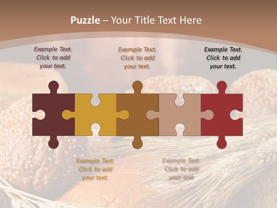 Baking Foodstuff Loaf PowerPoint Template