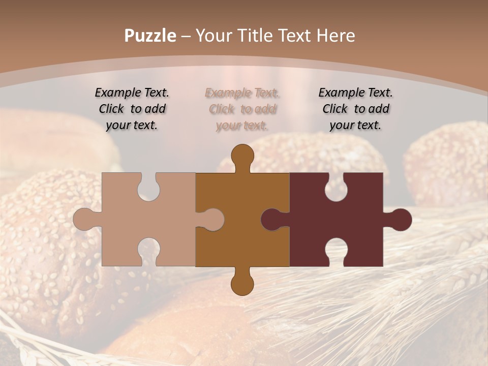 Baking Foodstuff Loaf PowerPoint Template