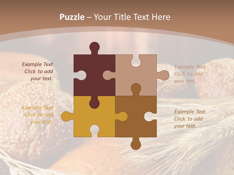 Baking Foodstuff Loaf PowerPoint Template