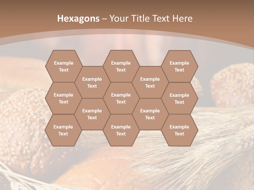 Baking Foodstuff Loaf PowerPoint Template