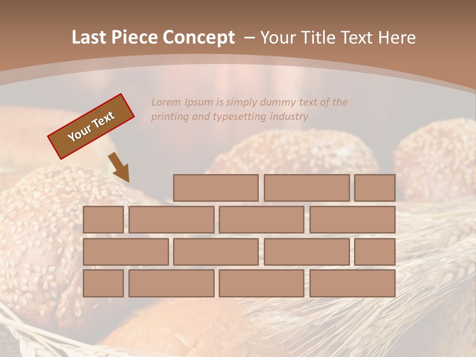 Baking Foodstuff Loaf PowerPoint Template