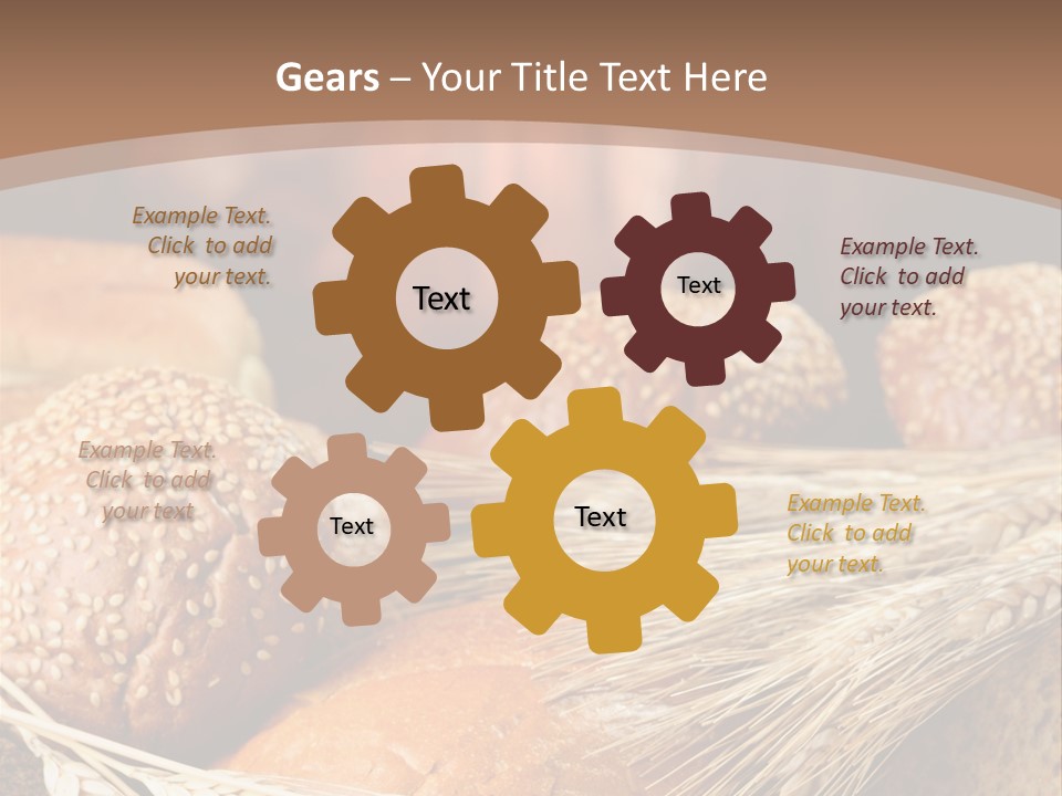 Baking Foodstuff Loaf PowerPoint Template