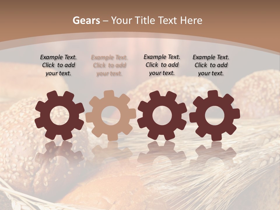 Baking Foodstuff Loaf PowerPoint Template