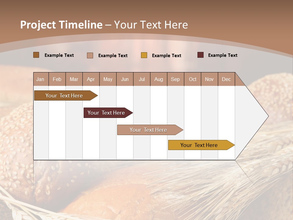 Baking Foodstuff Loaf PowerPoint Template