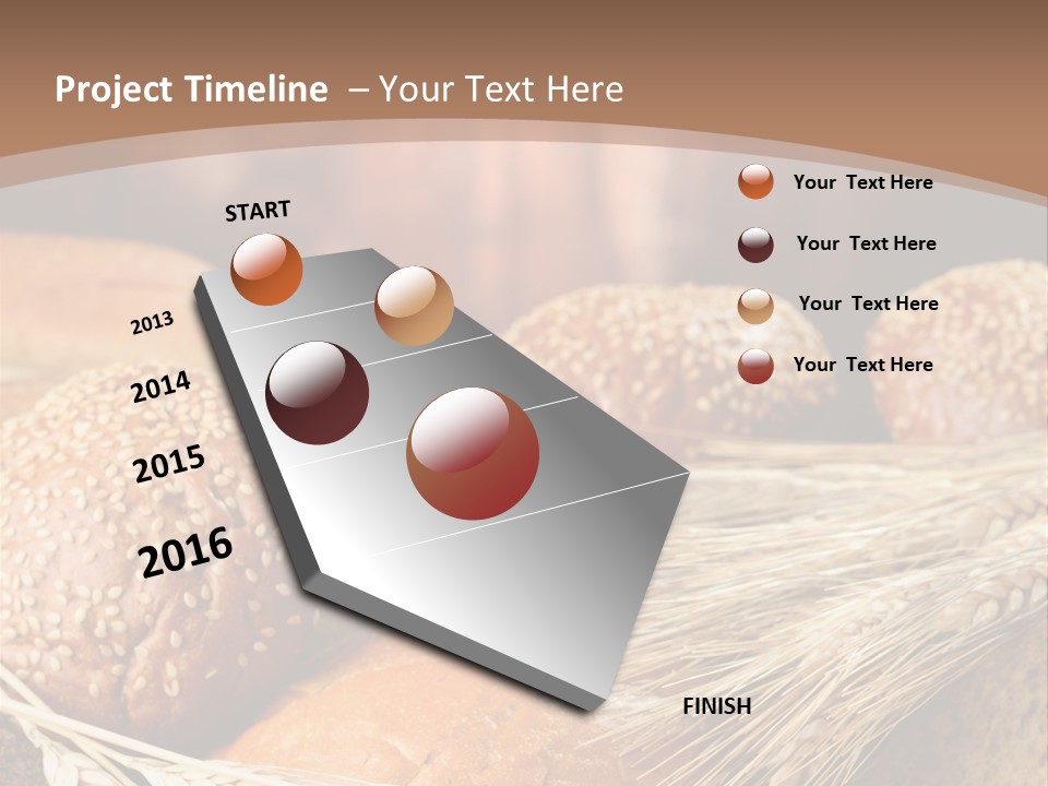 Baking Foodstuff Loaf PowerPoint Template