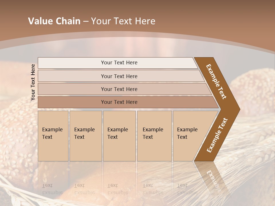Baking Foodstuff Loaf PowerPoint Template