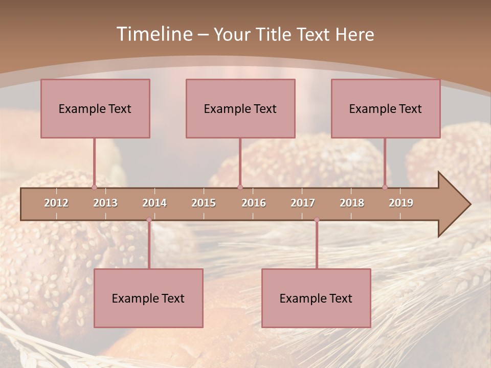 Baking Foodstuff Loaf PowerPoint Template