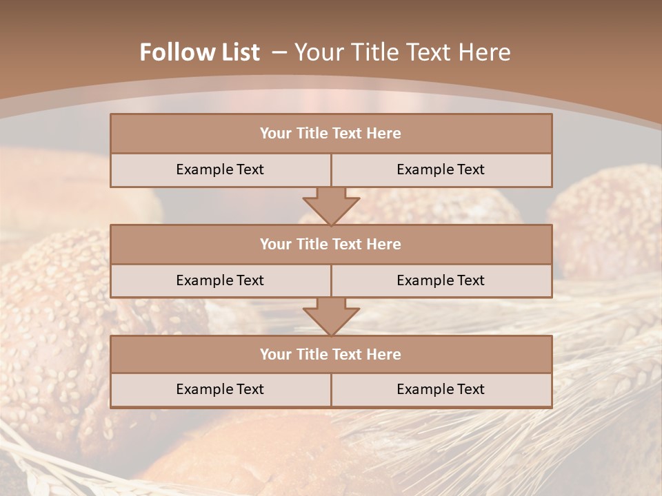 Baking Foodstuff Loaf PowerPoint Template