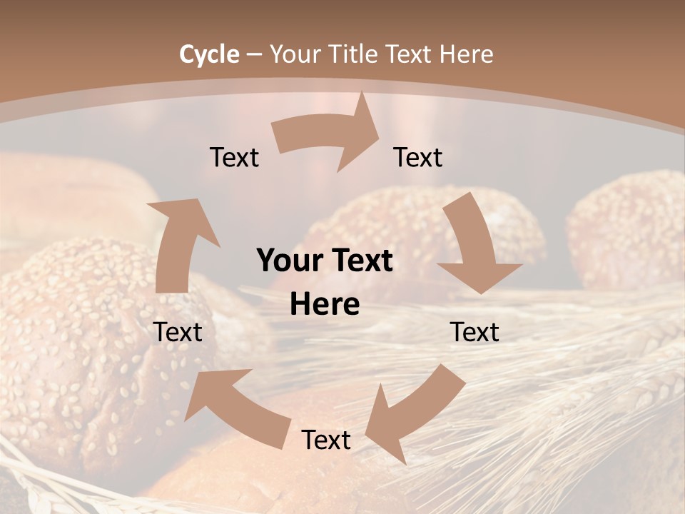 Baking Foodstuff Loaf PowerPoint Template