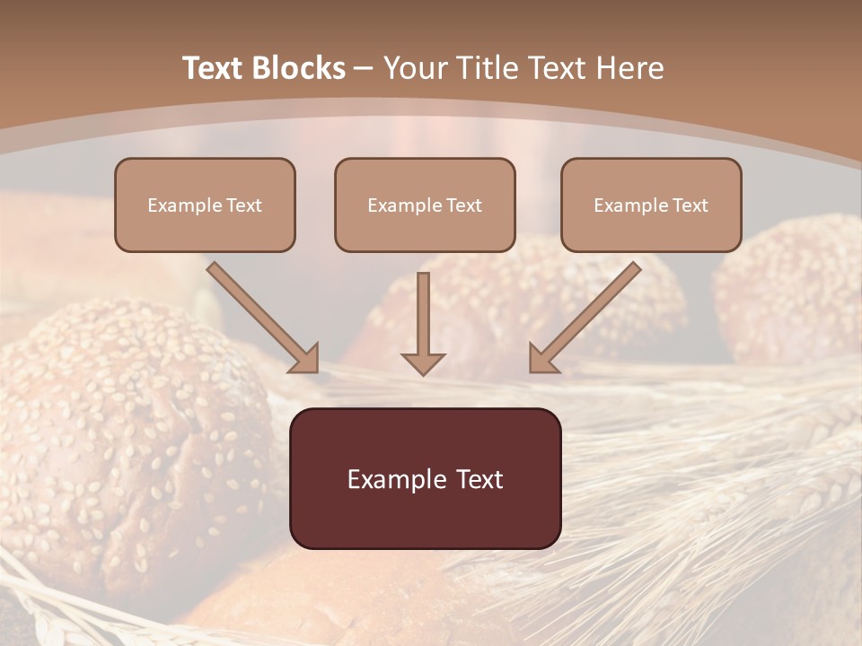 Baking Foodstuff Loaf PowerPoint Template
