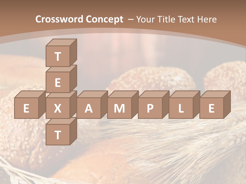 Baking Foodstuff Loaf PowerPoint Template