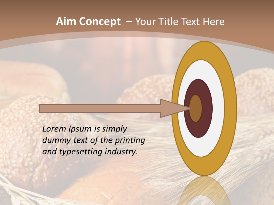 Baking Foodstuff Loaf PowerPoint Template
