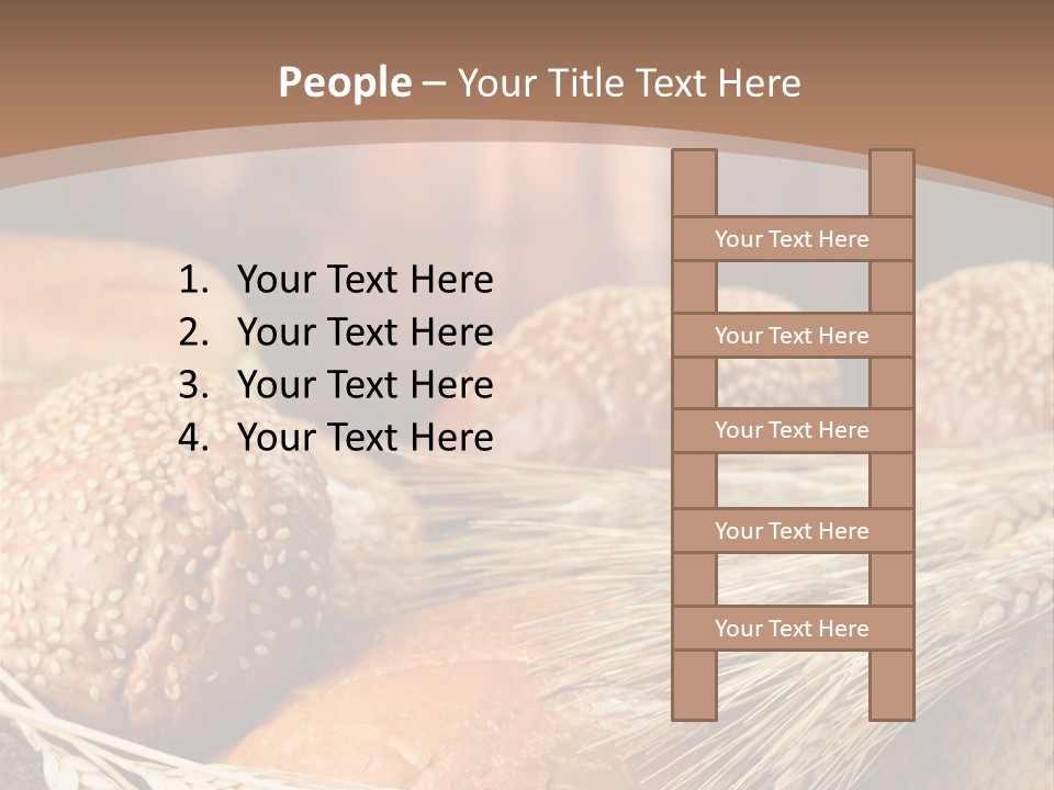 Baking Foodstuff Loaf PowerPoint Template