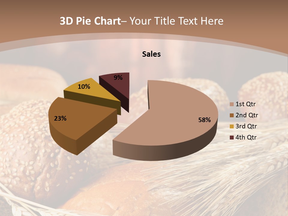 Baking Foodstuff Loaf PowerPoint Template