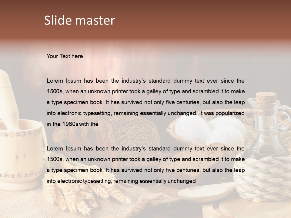 Black Rural Wheaten PowerPoint Template