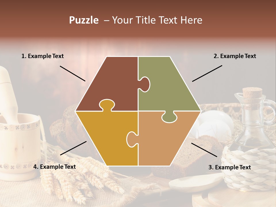 Black Rural Wheaten PowerPoint Template