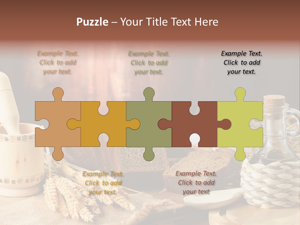 Black Rural Wheaten PowerPoint Template