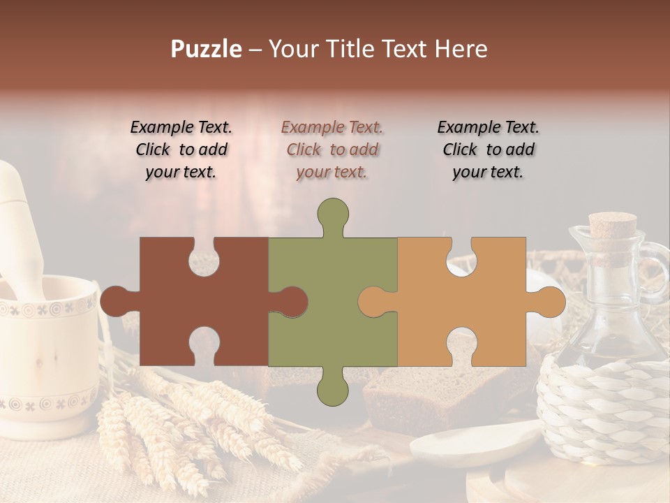 Black Rural Wheaten PowerPoint Template