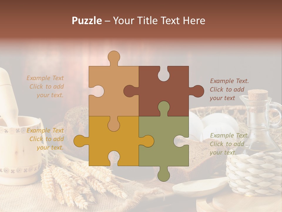 Black Rural Wheaten PowerPoint Template