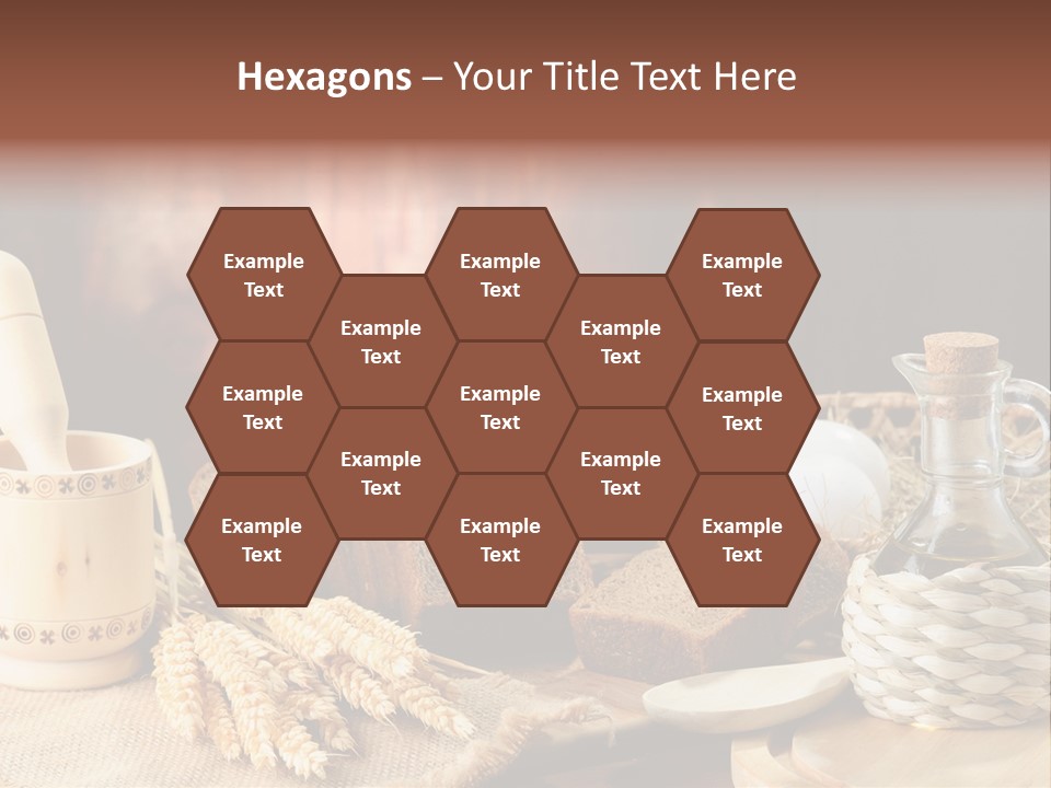 Black Rural Wheaten PowerPoint Template