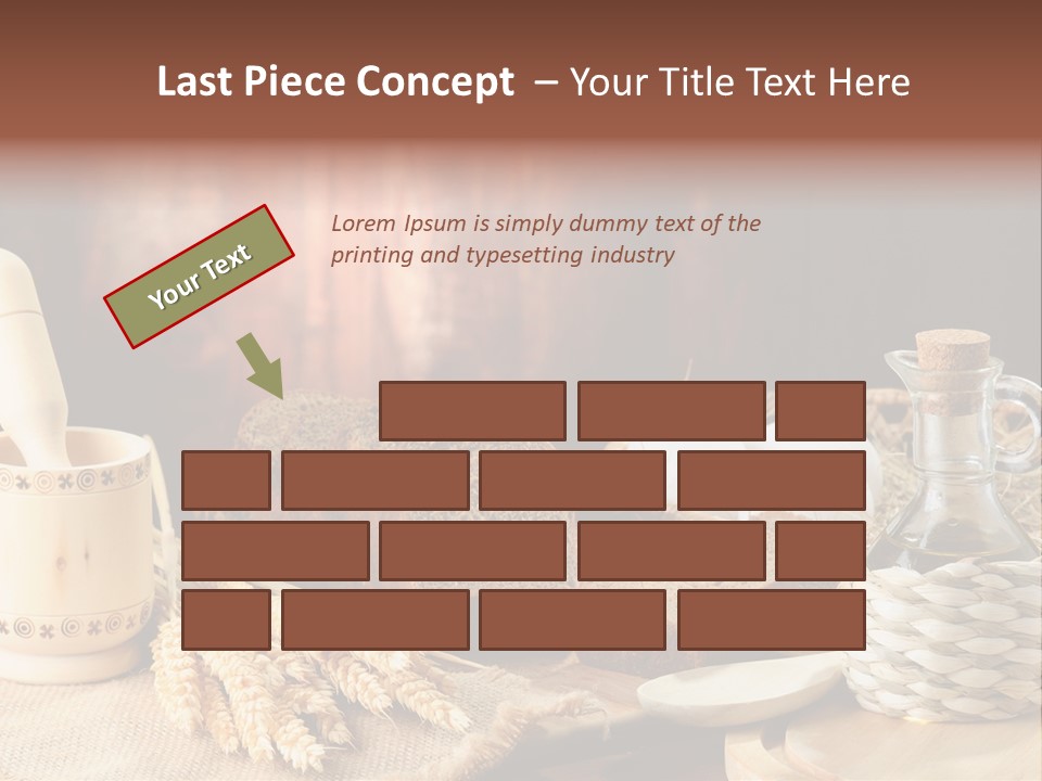 Black Rural Wheaten PowerPoint Template