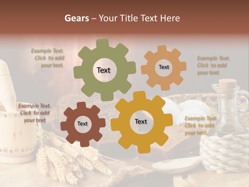 Black Rural Wheaten PowerPoint Template