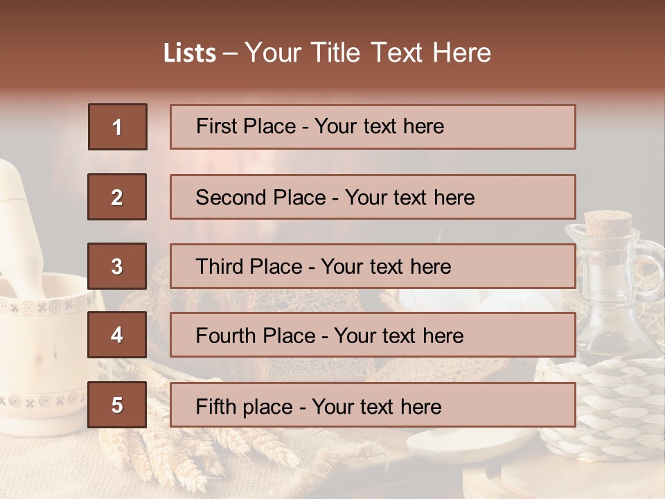 Black Rural Wheaten PowerPoint Template