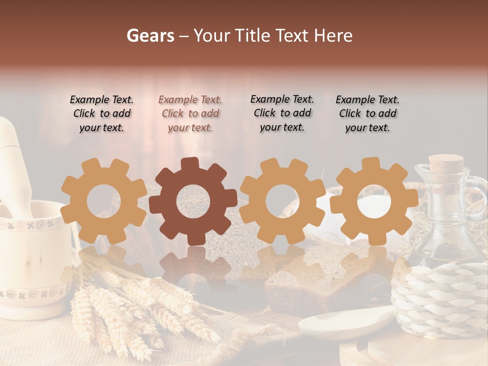 Black Rural Wheaten PowerPoint Template