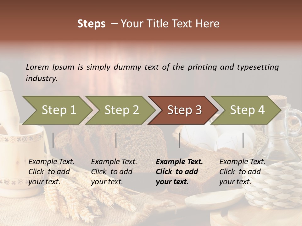 Black Rural Wheaten PowerPoint Template